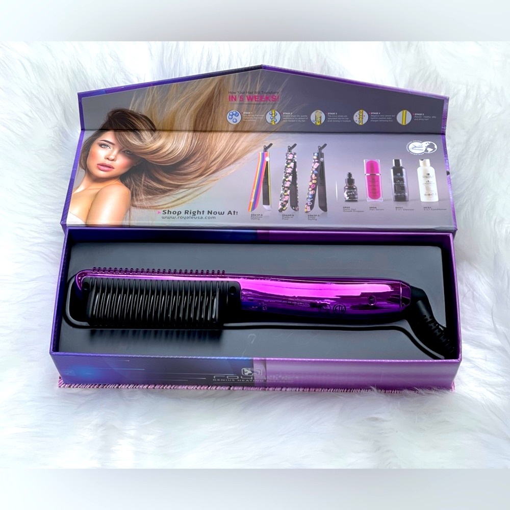 NEW‼️ Royale ceramic hair brush / Royale multi purpose comb / straightening comb